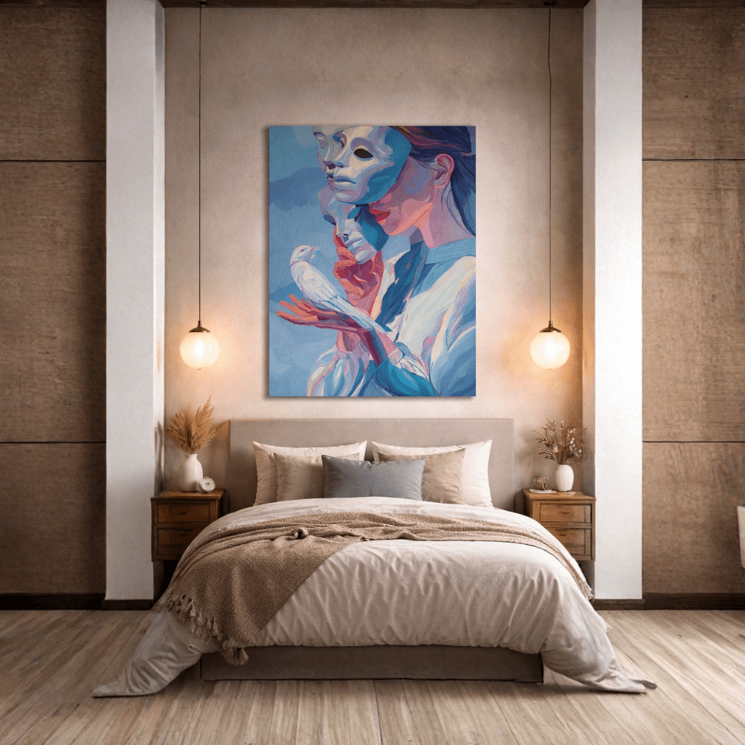 Abstract Surreal Woman Canvas Wall Art - Memories InsiteABSTRACT SURREAL WOMEN FRAME -STRECHED
